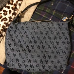 Authentic Navy Blue Dooney & Burke hobo bag